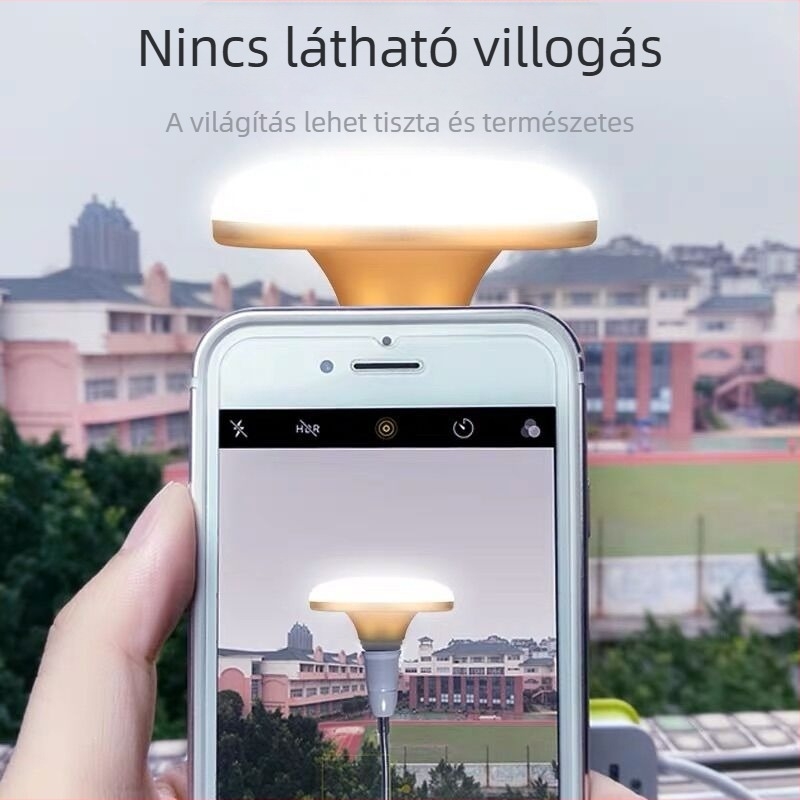 UFO LED izzó, E27-es foglalat, vízálló, nagy teljesítményű, energiatakarékos gömblámpa éjszakai piacokra