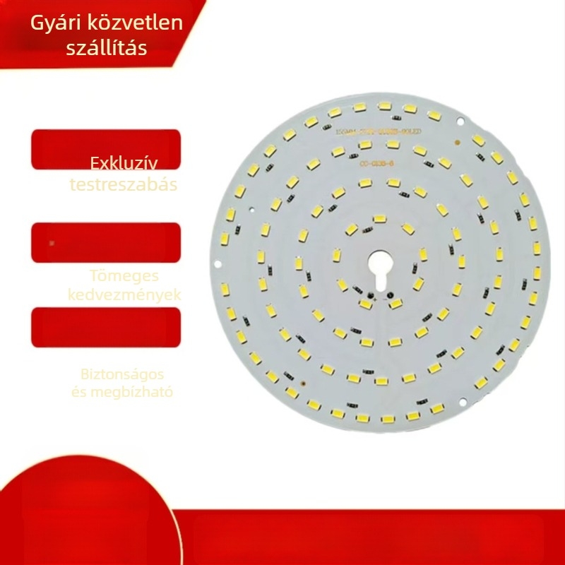 Driver nélküli 12V LED fényforrás panel, akkumulátorról működő retrofit éjszakai piacra