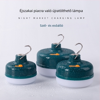LED kemping lámpa — mágneses, vízálló, kompakt, beépített akkumulátorral