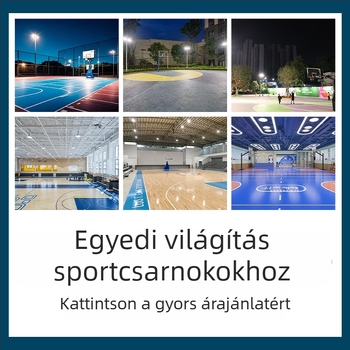 Egyedi LED stadionvilágítás sportpályákhoz: futball, kosárlabda és tollaslabda, nagy teljesítményű világítás