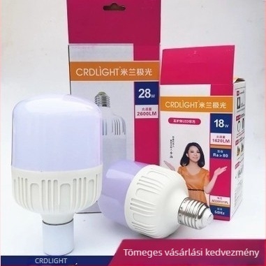 Milan Aurora LED izzó E27-es foglalattal, teljesítmények: 5W, 9W, 13W, 18W, 28W, 38W, 48W