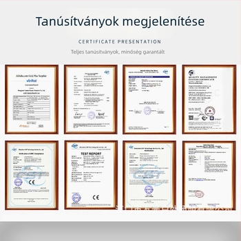 6 méteres napelemes utcai lámpa kültéri udvarra, LED IP65, 50W