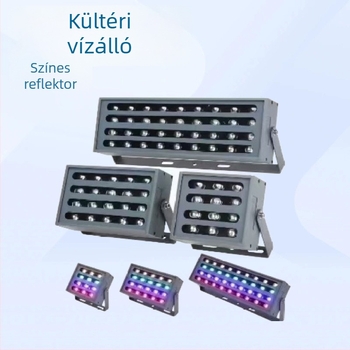 LED szivárványfa fény – kültéri vízálló, színes floodlight parkok és kertrendezéshez