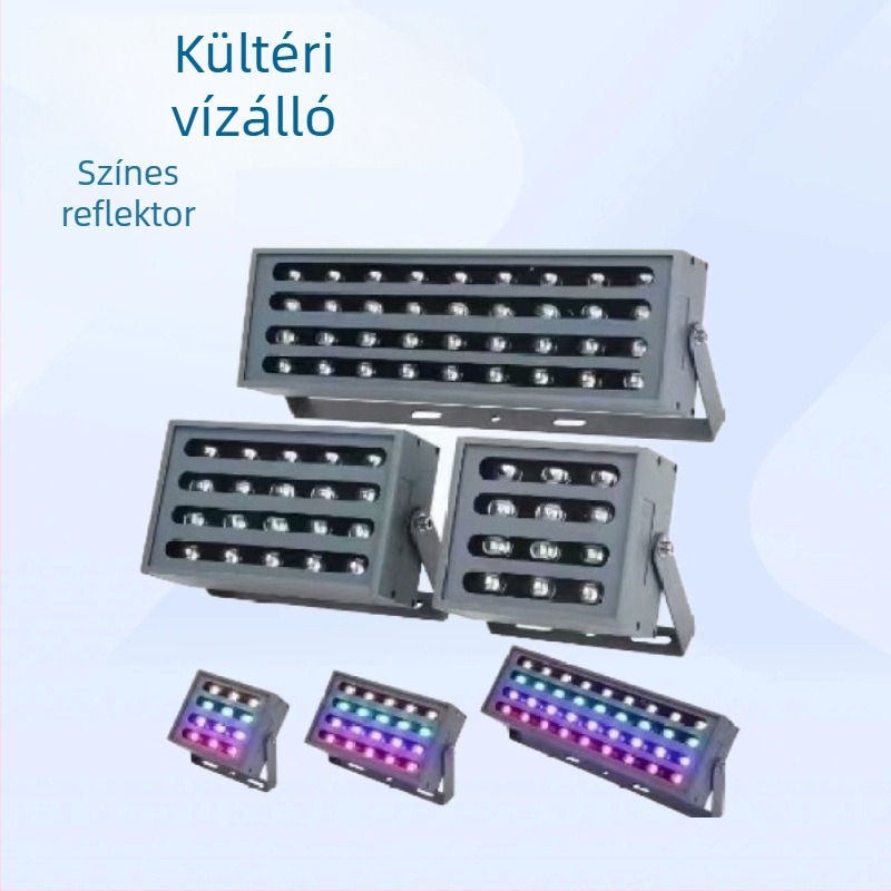 LED szivárványfa fény – kültéri vízálló, színes floodlight parkok és kertrendezéshez
