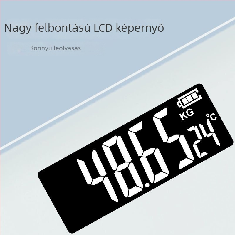 Digitális testtömeg-mérleg otthoni használatra – felnőtteknek és diákoknak
