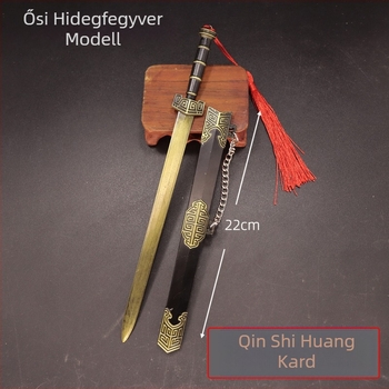 22 cm Tai-A kard Qin Shihuang – gyűjteményes kiadás, fém fegyvermodell