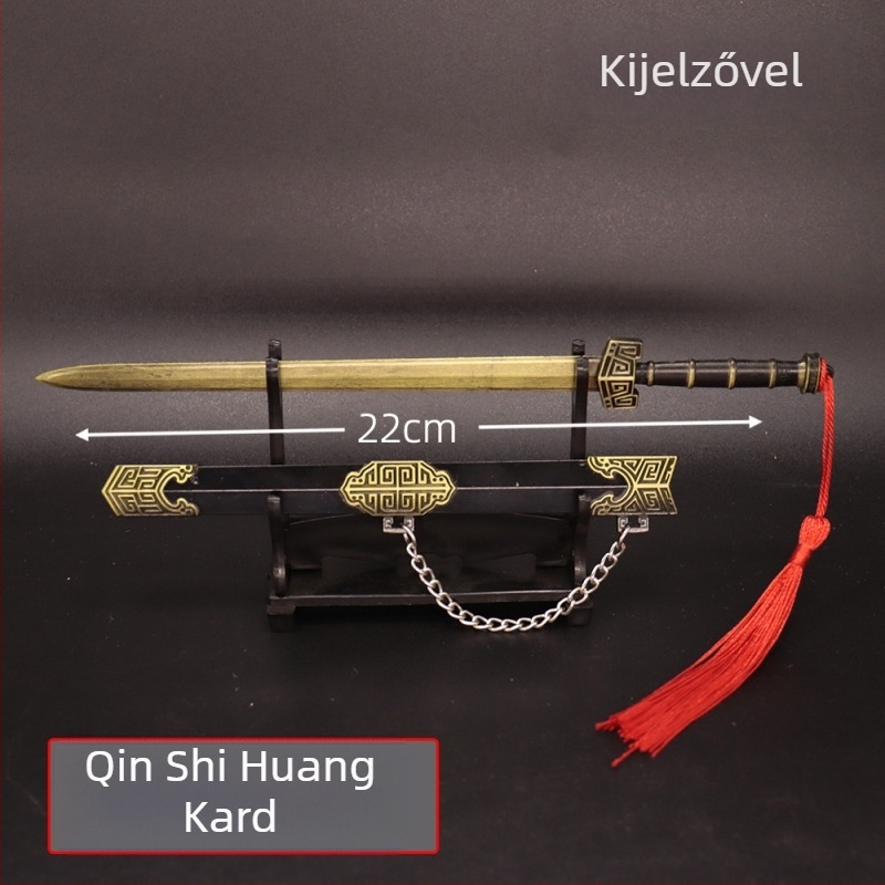 22 cm Tai-A kard Qin Shihuang – gyűjteményes kiadás, fém fegyvermodell