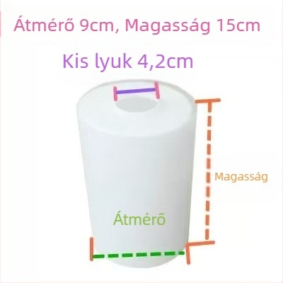 Tejfehér üvegű henger alakú lámpabura nappali és étkező részére