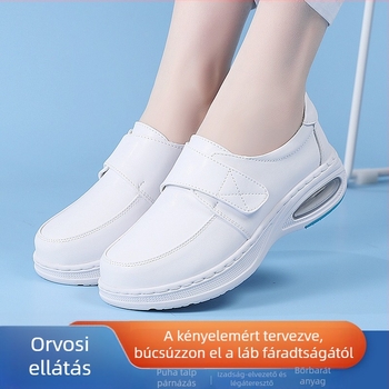 Női ápolói cipő, téli fleece-beléssel, meleg pamutcipő, csúszásmentes, szagtalan, orvosi munkacipő