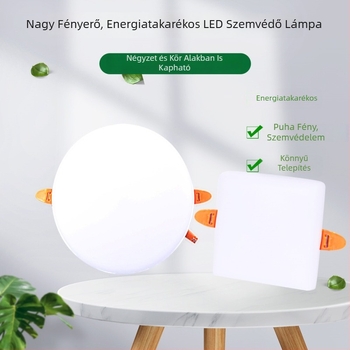 Otthoni irodai LED panel, keret nélküli mennyezeti downlight, állítható spot, kivágási nyílás 70-200 mm, nagy fényerő