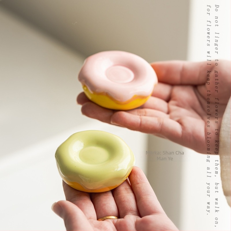 Felhőalapú porcelán dísz fánk formájú - DIY forgó dísz