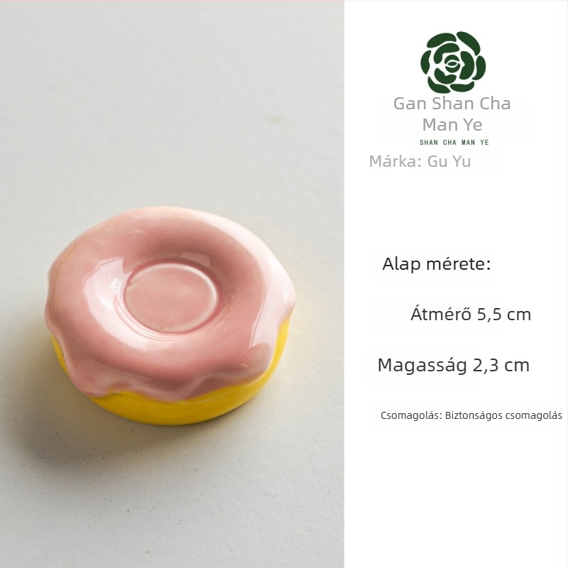 Felhőalapú porcelán dísz fánk formájú - DIY forgó dísz
