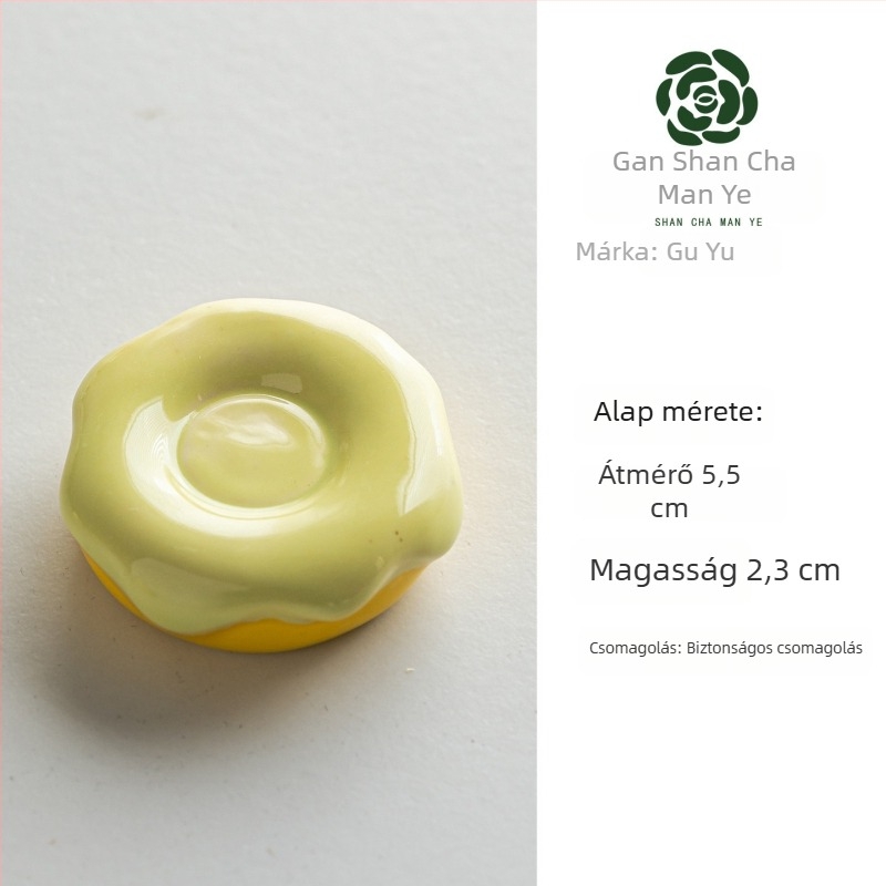 Felhőalapú porcelán dísz fánk formájú - DIY forgó dísz