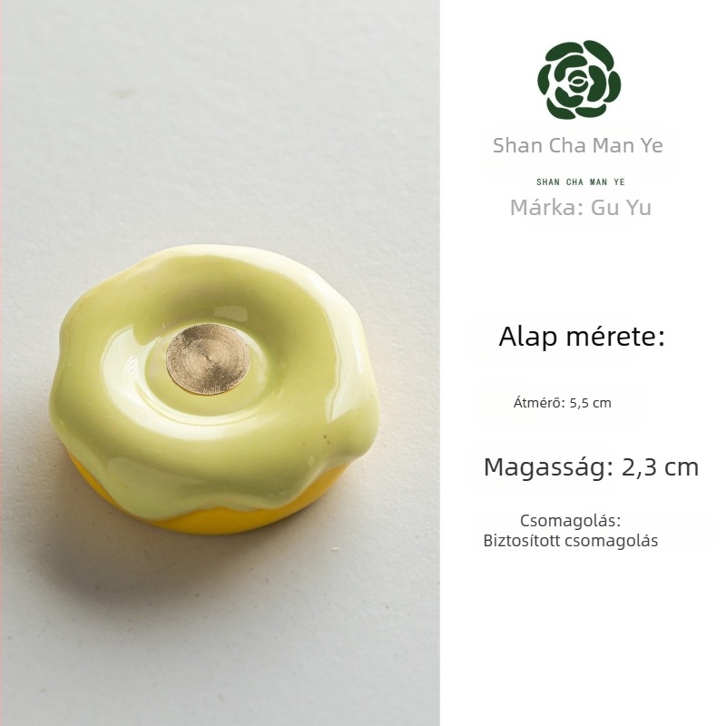 Felhőalapú porcelán dísz fánk formájú - DIY forgó dísz