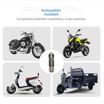 Magas fényerejű LED-beépített spotlámpa motorkerékpárokhoz és elektromos járművekhez – fényszóró utólagos átalakítása kettős fényerővel