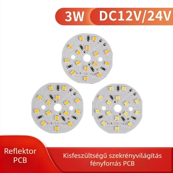 Fából készült asztali lámpa LED downlighttal és világító panellel – dekoratív éjszakai fény