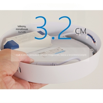 LED ultra vékony felületi downlight, állandó áramú, fúrás nélkül, előcsarnokokhoz, folyosókhoz és szállodai projektekhez