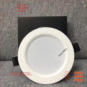 Qianjue UFO LED mennyezeti lámpa — teljes fehér, ultra vékony, kör alakú lapos panel, teljes spektrum