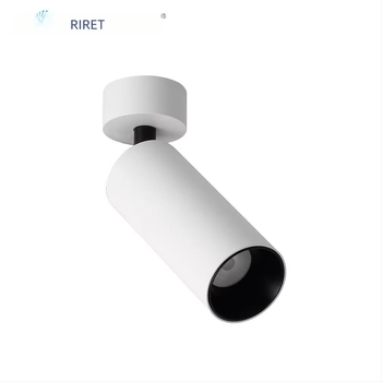 Felszínre szerelt LED downlight állítható szöggel, fúrás nélkül, DALI/0-10V dimmelés, Triac vezérlés, magas színvisszaadási index