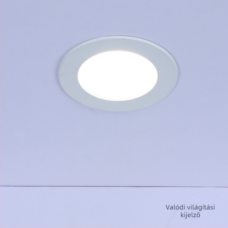 LED antireflexiós beépített mennyezeti downlight, párásodás elleni védelemmel, méretek 2.5–8 hüvelyk