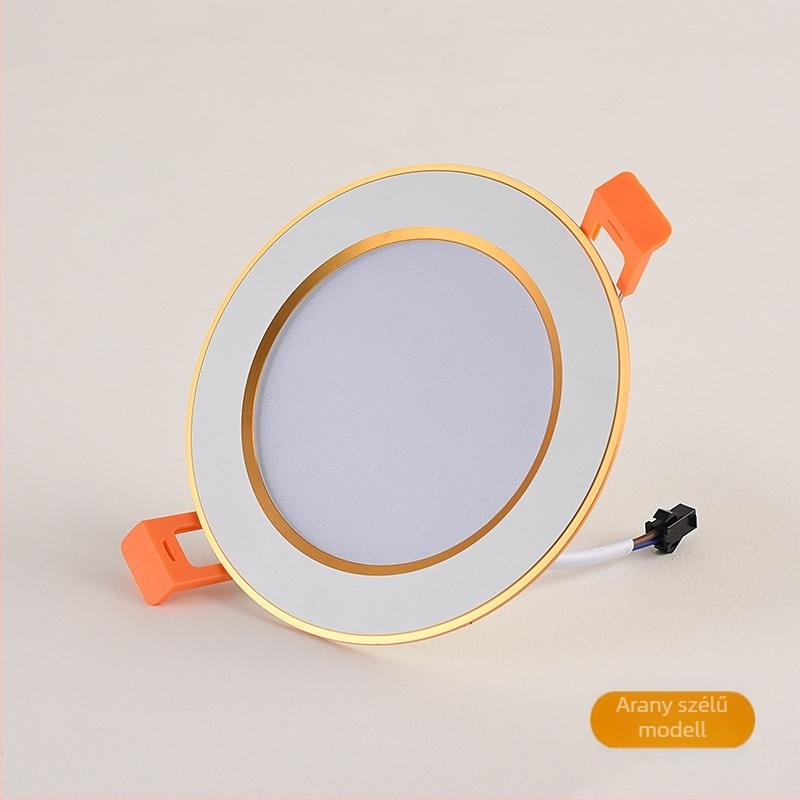 LED mennyezeti downlight, beépített, hengeres, méretek 2,5/4/6 hüvelyk, szállodákhoz, vékony ház