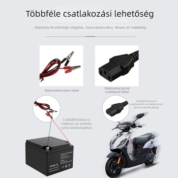 DC alacsony feszültségű LED mennyezeti lámpa, 12V, klipszes rögzítés, vészvilágítás áramszünet esetén