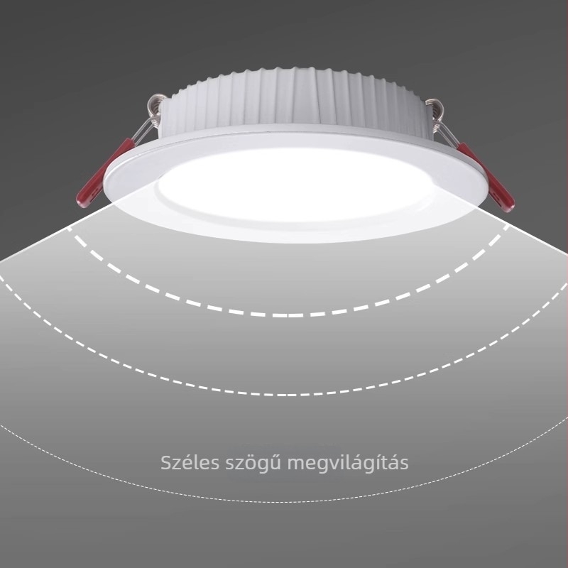 Ultra vékony LED downlight, beépített mennyezeti világítás, 4 hüvelykes nyílás (12 cm), 15W; 6 hüvelykes (18W) otthoni/kereskedelmi használatra