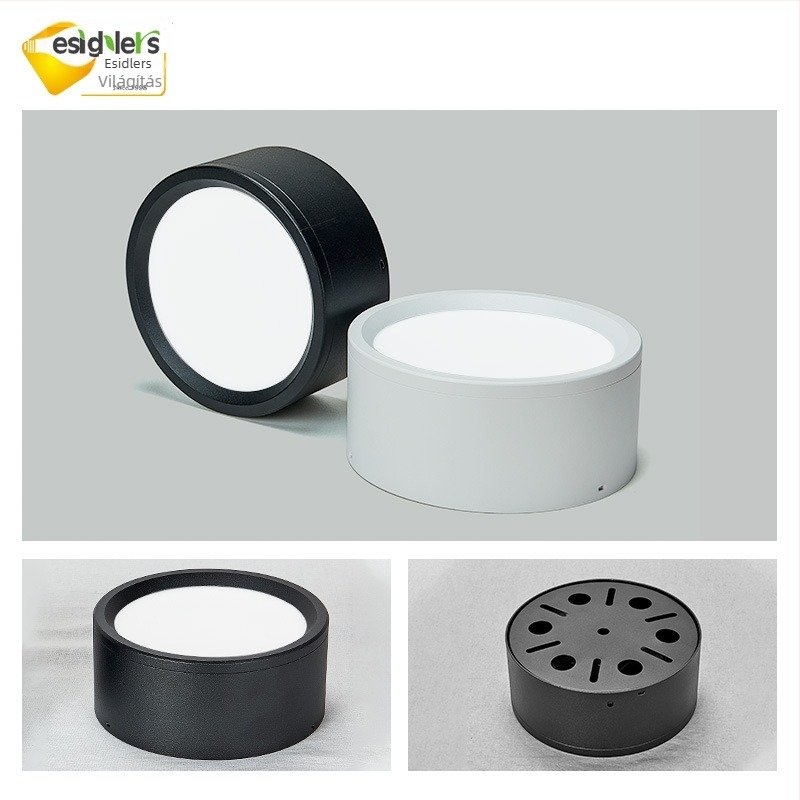 LED COB felületre szerelt downlight, kör alakú mennyezeti spot nappaliba, kiállítási terembe és szállodába