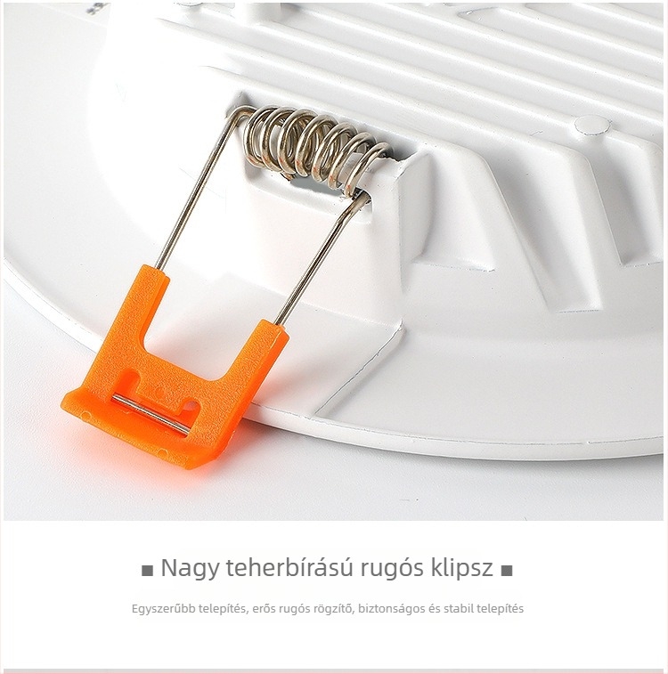 LED beépíthető mennyezeti lámpa, ultra vékony, öntött alumínium ház, kör alakú, 2,5/4 hüvelyk, 12W, árnyékmentes és páramentes