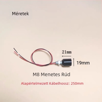 LED mini spotlámpa, 5V, 1W, alacsony feszültségű, alumínium ház, vészvilágítás, 24V izzó