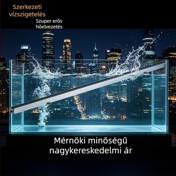 Kültéri LED Vonalfények, vízálló, külső vezérléssel, RGB fénycsövek, épület kontúr világítása