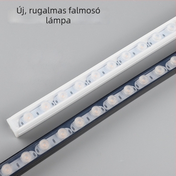 IP65 kültéri vízálló szilikon rugalmas lineáris LED-sáv, 24V, 48×2835 LED, CRI 90, 30° fény, háttérfal megvilágítás