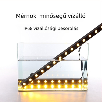 IP68 vízálló falmosó lámpa kültéri használatra, RGB külső falfény, alámerülő LED-szalag, hossz 1000 mm