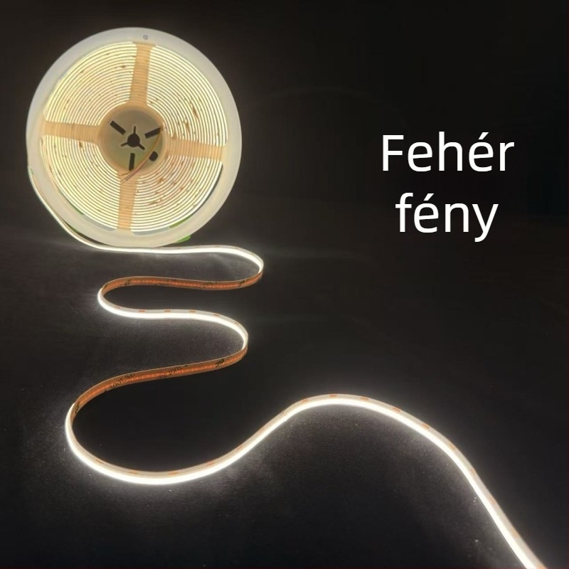 Cob LED-szalag, alacsony feszültségű, lineáris, beépített, öntapadós, 24V beltéri mennyezeti világítás a nappali számára