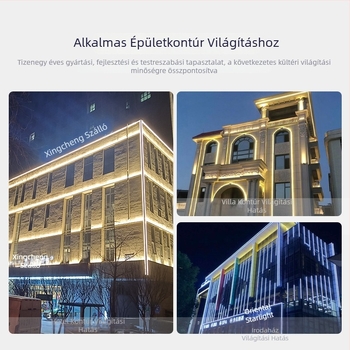 LED falmosó világítás – kültéri vízálló lineáris lámpa, épületek és hidak megvilágításához (18W/24W/36W)
