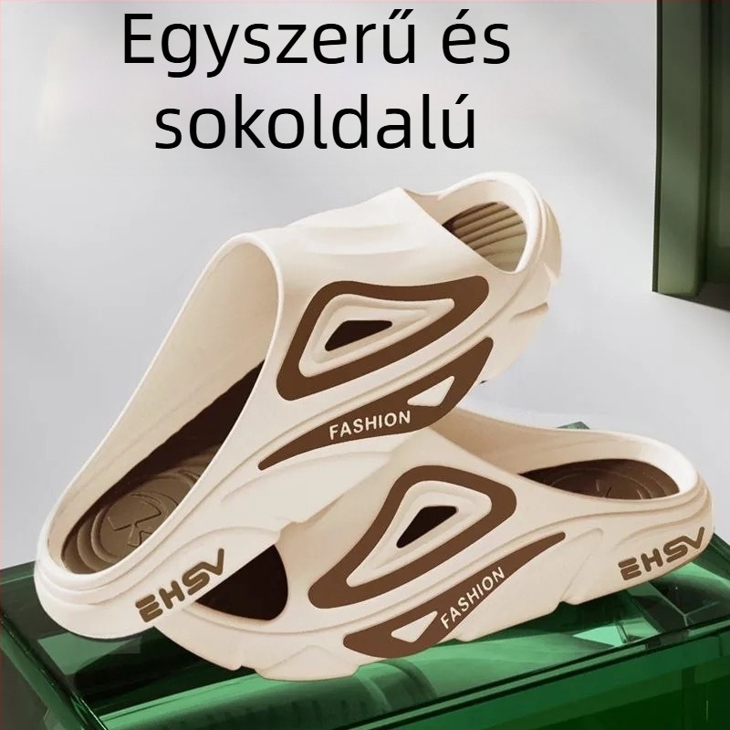 KY uniszex PVC papucs, csúszásmentes és tartós, nyáron ideális a strandra és otthoni használatra