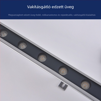 LED kültéri falmosó lámpa épületek és hidak megvilágítására, vízálló lineáris fény, 24V külső homlokzat kontúrvilágítás, 18W