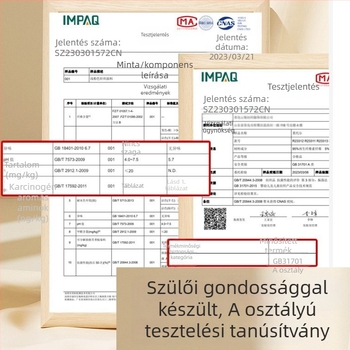 Modal gyerekeknek készült felső és nadrág készlet tavasz-őszi, vékony kivitel, kerek nyak, antibakteriális, meleg, uniszex
