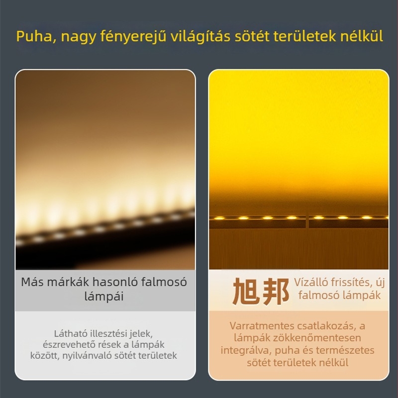 Xubang kültéri falmosó LED lámpa, 24V, 18W, 3000K, alumínium ház, IP42