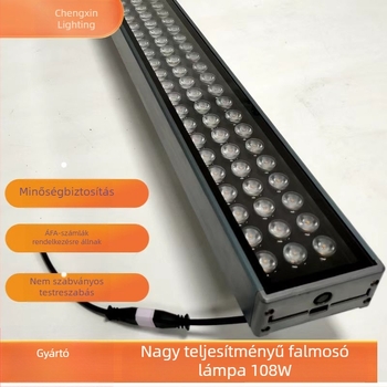Kültéri IP66 LED falmosó lámpa, 36W–108W, hidakhoz és falakhoz