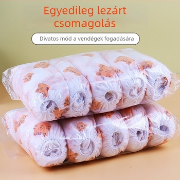 Egyszer használatos cipővédők, kartunnyomással, nem szőtt anyagból, megerősített, beltéri használatra, csúszásmentes, kopásálló gyermekeknek