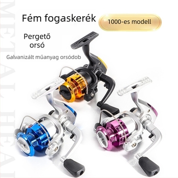 1000-s sorozatú fémlábú pergetőorsó tengeri botokra és csalihorgászbotokra