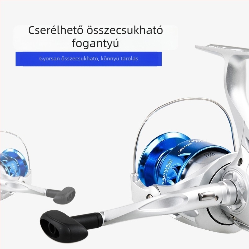 Kemeilong műanyag fejű spinning orsó QS1000-7000, műcsalikhoz, tengeri horgászathoz