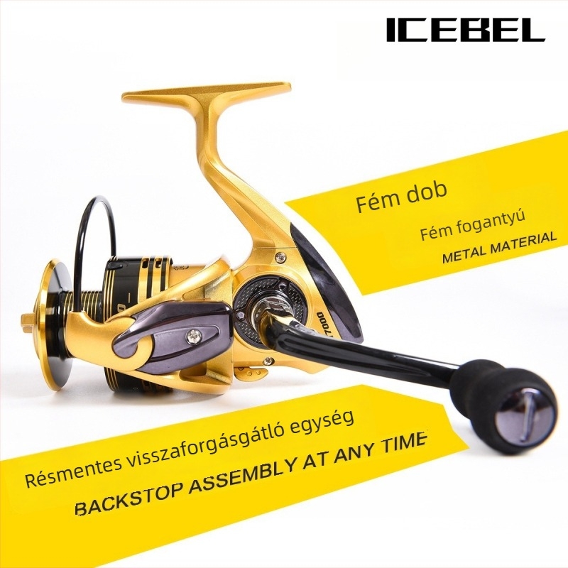 ICEBEL GT spinningorsó – fém kar, hézagmentes, műcsalikhoz és hosszú dobásokhoz