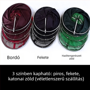 Vastagított halvédő hálózsák dupla gyűrűkkel, gyors szárítással