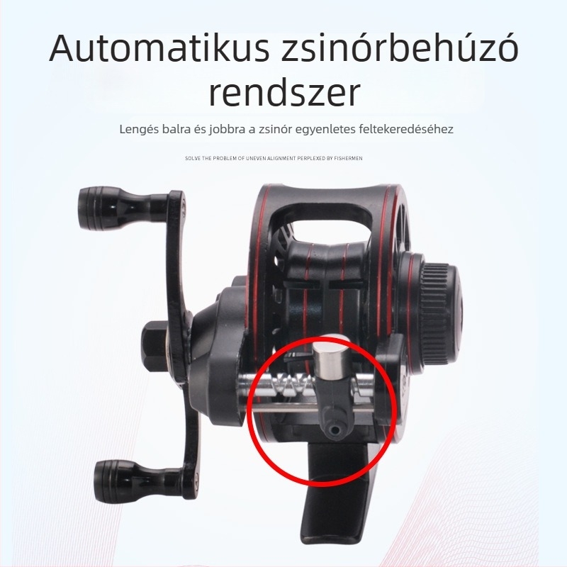 Kemeilong teljesen fémből készült elülső fékes orsó, magas sebesség, kábelvezetés és kettős sebesség a sziklához kötött horgászathoz