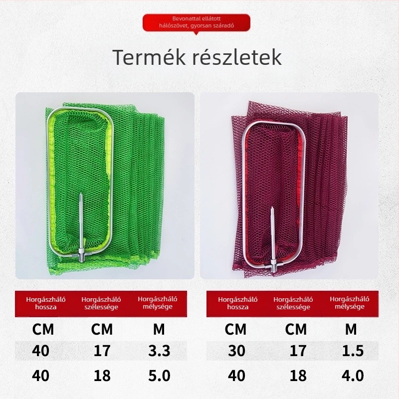 Négyzetes alakú alumínium ötvözetből készült szájgyűrű halvédő a horgászbothoz, ragasztó bevonattal, összecsukható és akasztó