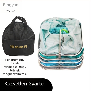 Négyszögletes halvédő háló vastag bevonat hálóval, anti-akadás, gyorsan száradó patakokhoz
