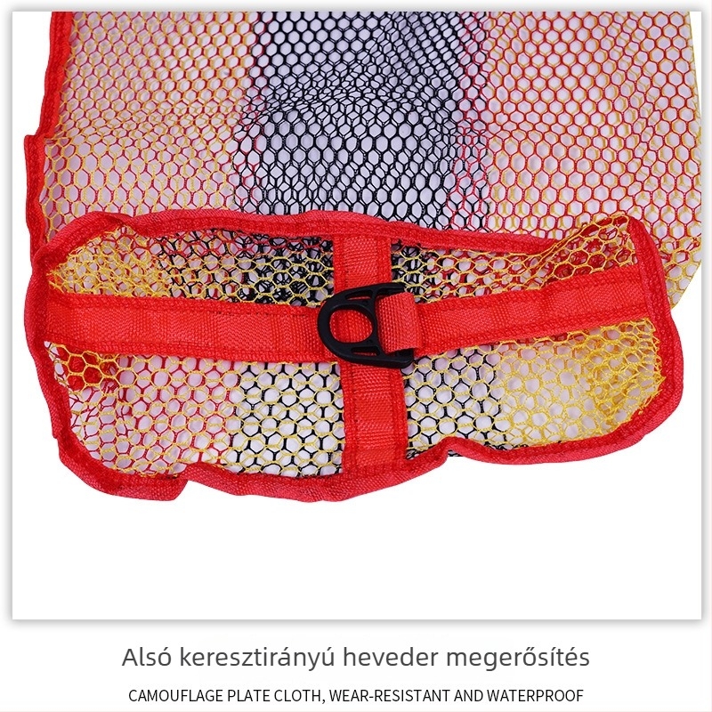 Hosszúkás téglalap alakú halvédő háló táska horgászathoz, hordozható, gyorsan száradó