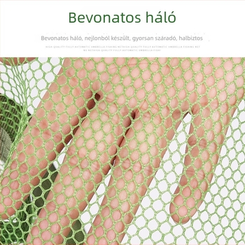 Nylon halvédő kosár függő védőhálóval, nagy, közepes és kis halakhoz
